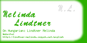 melinda lindtner business card
